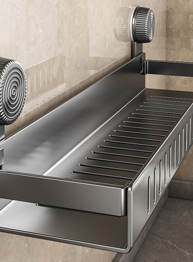 吸盘厨房置物架免打孔壁挂式调料架多功能家用调味用品大全收纳架