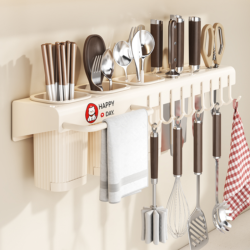 【沥水通风】厨房刀具用品置物架
