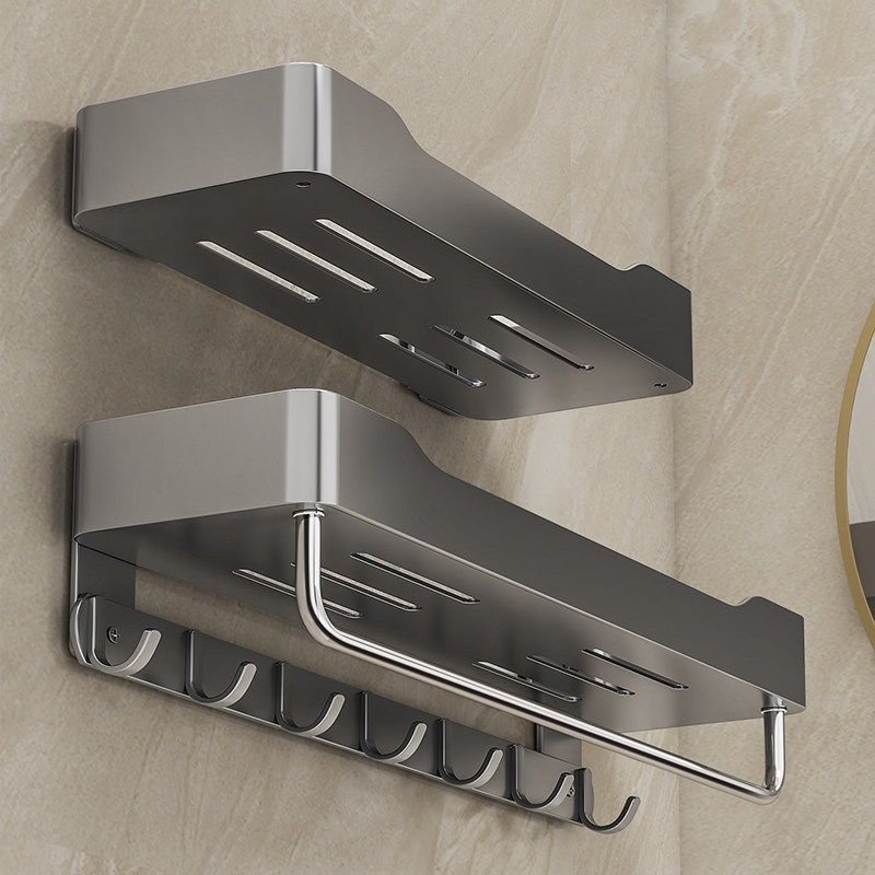 卫生间置物架免打孔浴室洗漱台壁挂式洗澡洗手间厕所墙上收纳挂架,家庭/个人清洁工具,浴室角架/置物架,淘宝优惠券,粉丝福利购,淘宝优惠卷
