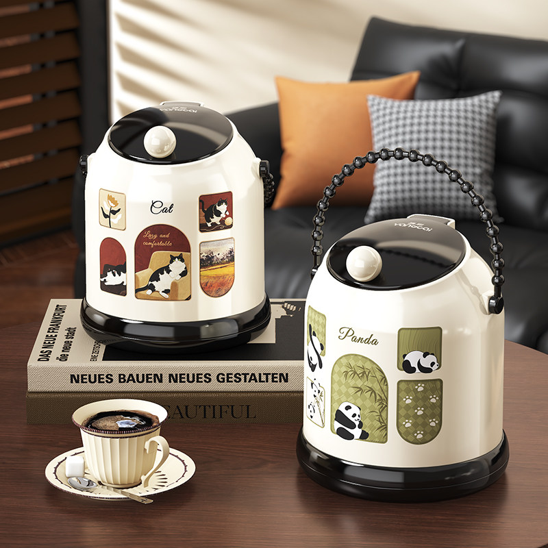 轻奢中古风桌面垃圾桶多场景适用