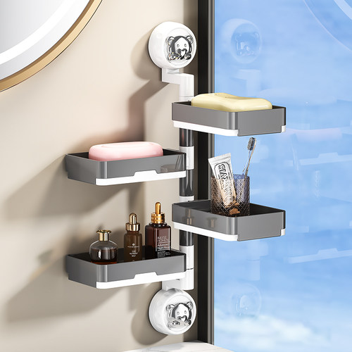 【掉落包赔】吸盘肥皂盒免打孔