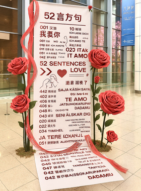 仿真玫瑰花装饰背景挂布