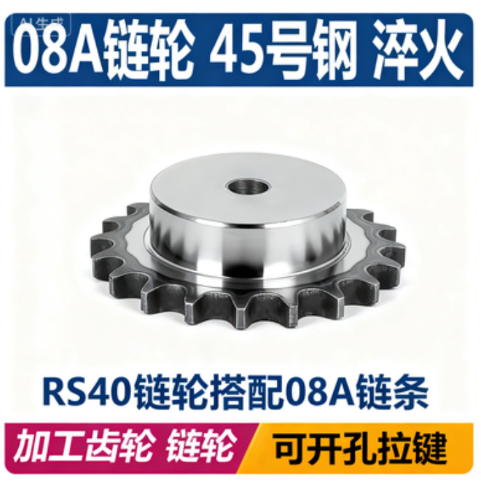 08A链轮4分台轮欧标链轮非标定制