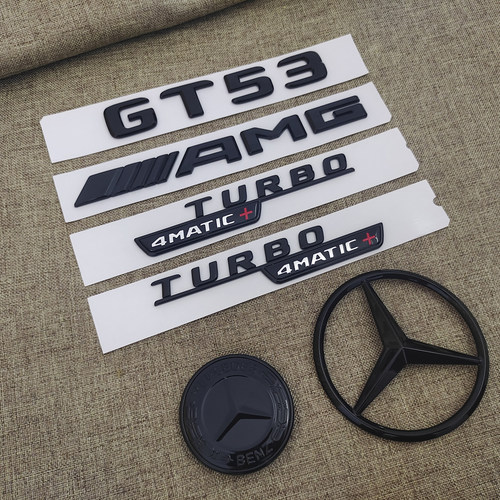 奔驰GT字标个性车标后尾标