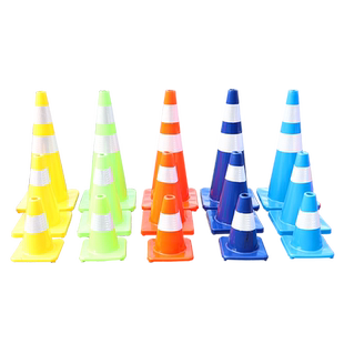 PVC路锥 70cmPVC塑料蓝色路锥 反光锥 锥桶 蓝色雪糕筒 路障锥