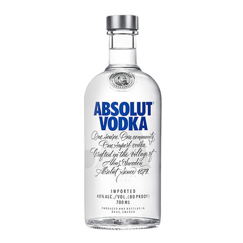 【进口】绝对伏特加Absolut Vodka原味700ml洋酒40度烈酒鸡尾基酒