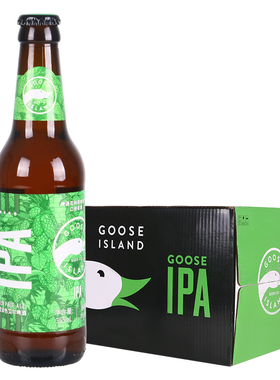 【IPA】鹅岛啤酒355ml*24瓶装/Goose Island印度淡色艾尔IPA精酿