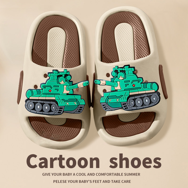 坦克儿童eva拖鞋男童夏季居家厚底防滑宝宝时尚外穿踩屎感凉拖鞋,童鞋/婴儿鞋/亲子鞋,儿童凉拖鞋,淘宝优惠券,粉丝福利购,淘宝优惠卷