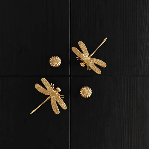 深圳厂家！纯铜实心柜门拉手