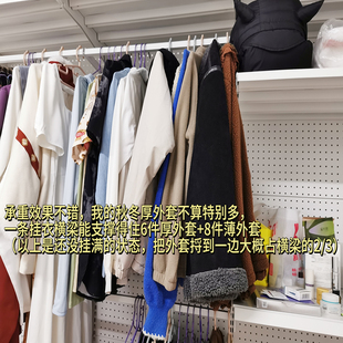 加深加厚大衣柜免打孔现代铁艺洞洞板衣柜22卧室收纳开放式衣帽架