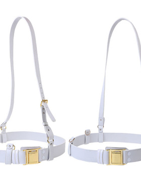 保安纠察腰带武装斜跨皮带白色文艺演出仪仗队国旗班乐队演出腰带