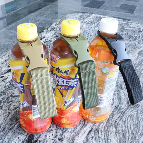 战术织带水瓶挂扣多功能登山扣便携水瓶快挂矿泉水夹扣S-11