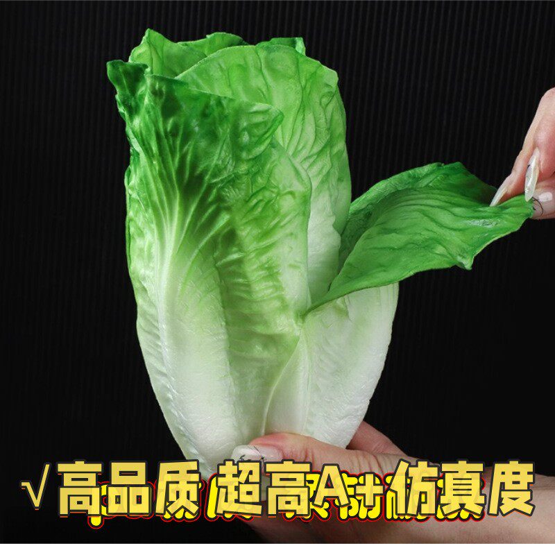 仿真生菜叶模型假蔬菜青菜叶子道具儿童早教具鲜菜叶食品菜盘摆件