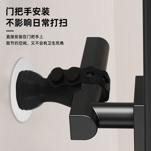 免打孔门吸门挡器门把手防撞垫卫生间门阻硅胶门碰厕所门静音B562