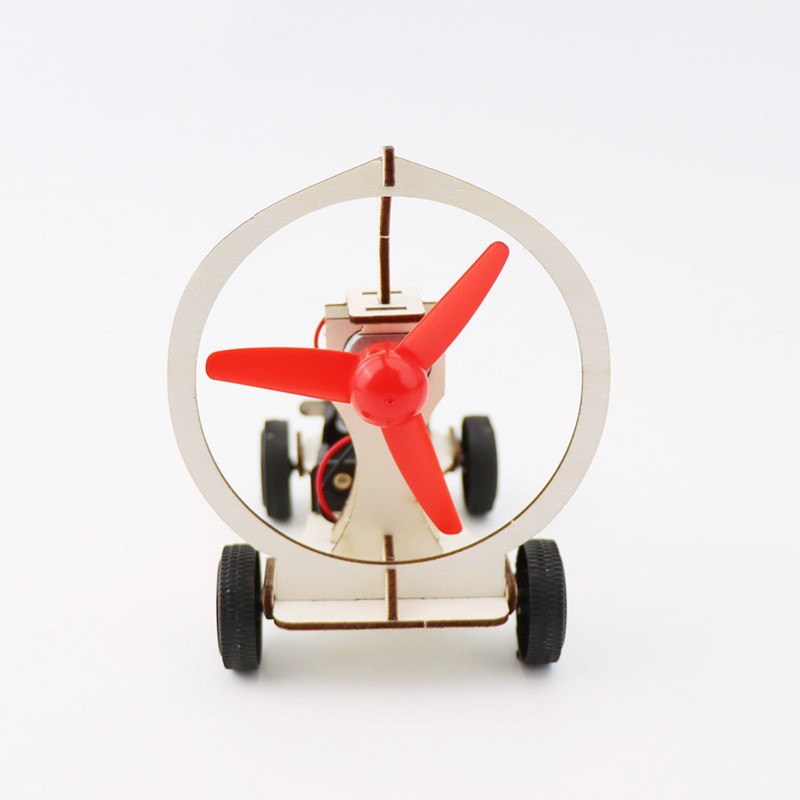 风力车steam趣味玩具益智拼装模型科技小制作diy手工制作材料ED32