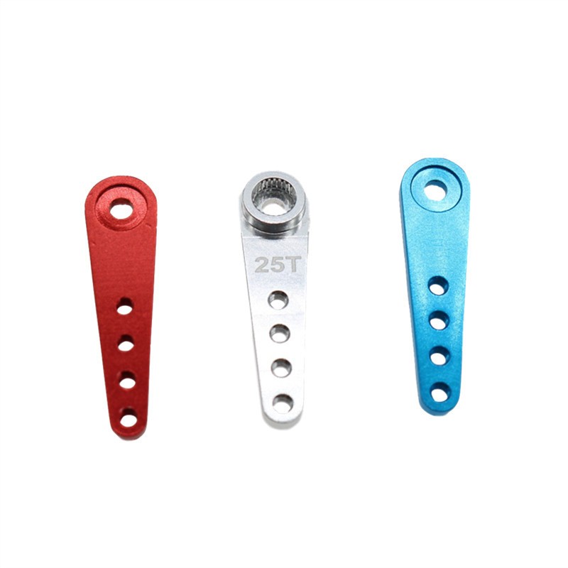 加长舵机臂25T一字加长款 金属转向舵机摇臂 1/8 1/10通用舵DF80