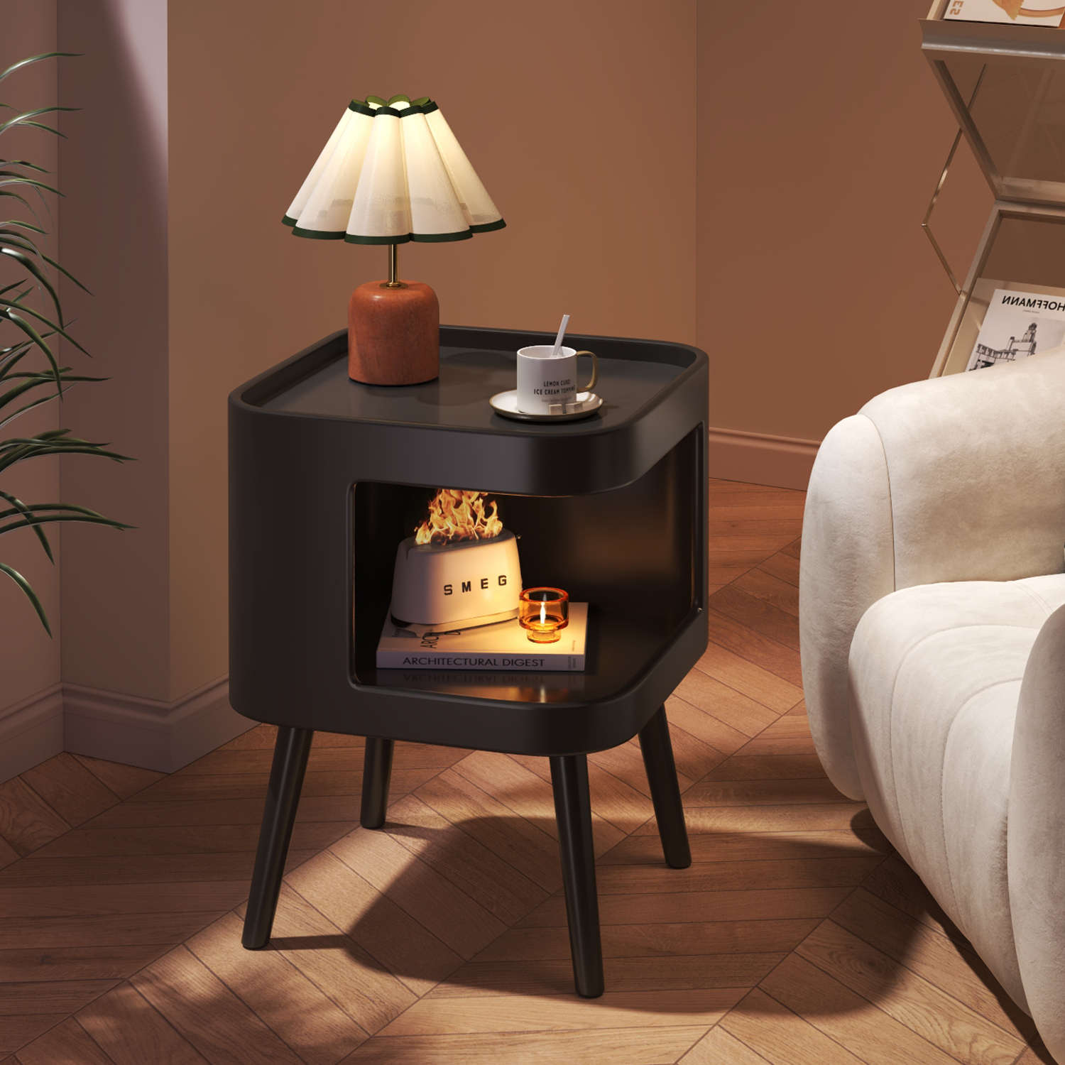 沙发边几边柜小茶几边桌极简客厅2024新款角几创意置物架茶桌桌子