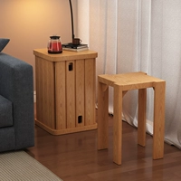 (Все цвета массива дерева) Штабелируемый квадратный табурет * 4