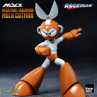 【预定定金】threezero MDLX系列 洛克人 剪刀人 收藏级可动模型