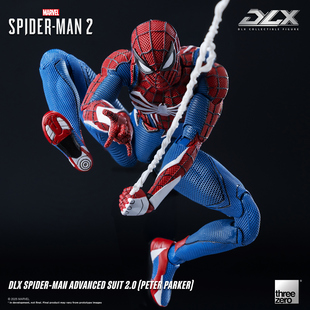 预定定金 threezero 蜘蛛侠高级战衣2.0 12比例可动人偶 DLX