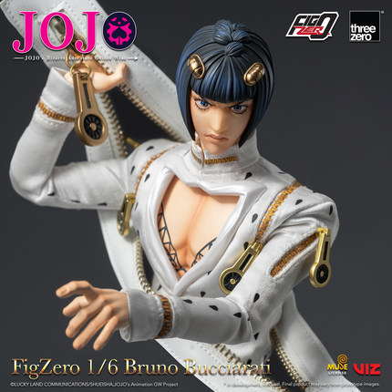 【预定定金】threezero Figzero JOJO布鲁诺·布加拉提 1/6人偶