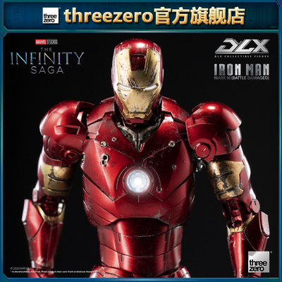 threezero钢铁侠Mark3战损版1/12