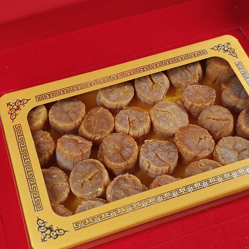 澳角大厝足干大元貝干貨60頭非大連干貝瑤柱禮盒250g