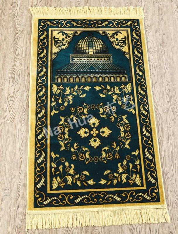 Prayer rug Hui Worship carpet Compass Muslim Mosque Worship mat Islam Hajj Prayer Matin the Home Fabric , Carpet  category - from Buy2taobao.com to provide professional Taobao agent buy service