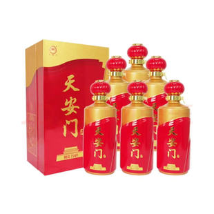 华都天安门酒天安门精品1949 酱香型白酒 53度 500mL 6瓶