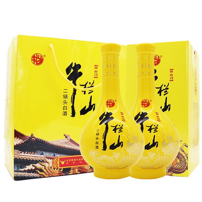 牛栏山二锅头 42度醇珍15小白酒/调香白酒