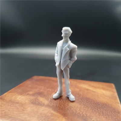 潮玩DIY手工 成龙历险记系列反派三傻阿奋1:43模型手办场景白模