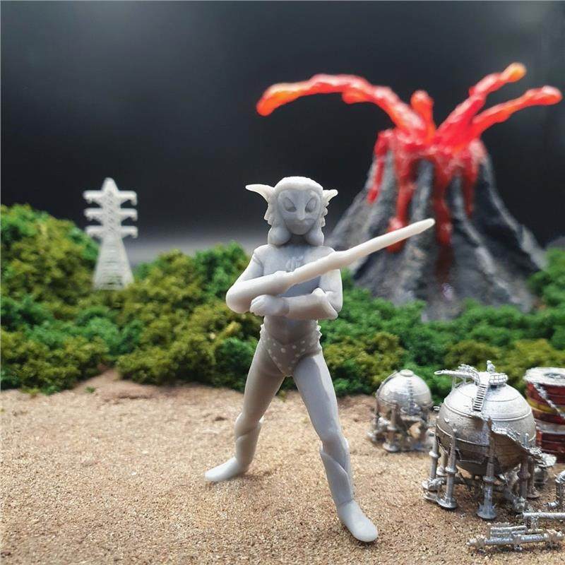 潮玩DIY手工 雷欧奥特曼手工名鉴马格玛1/64人偶模型手办场景白模