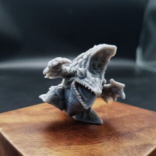 还原剧中微缩景小比例手办小小怪兽系列雷伊洛斯1/43模景白模