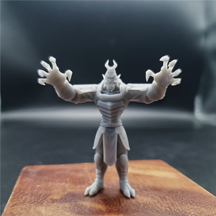 潮玩DIY手工 成龙历险记系列暗影 伊卡本体 1:43模型手办场景白模