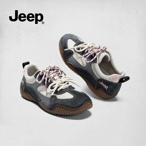jeep拼色软底德训鞋女款2