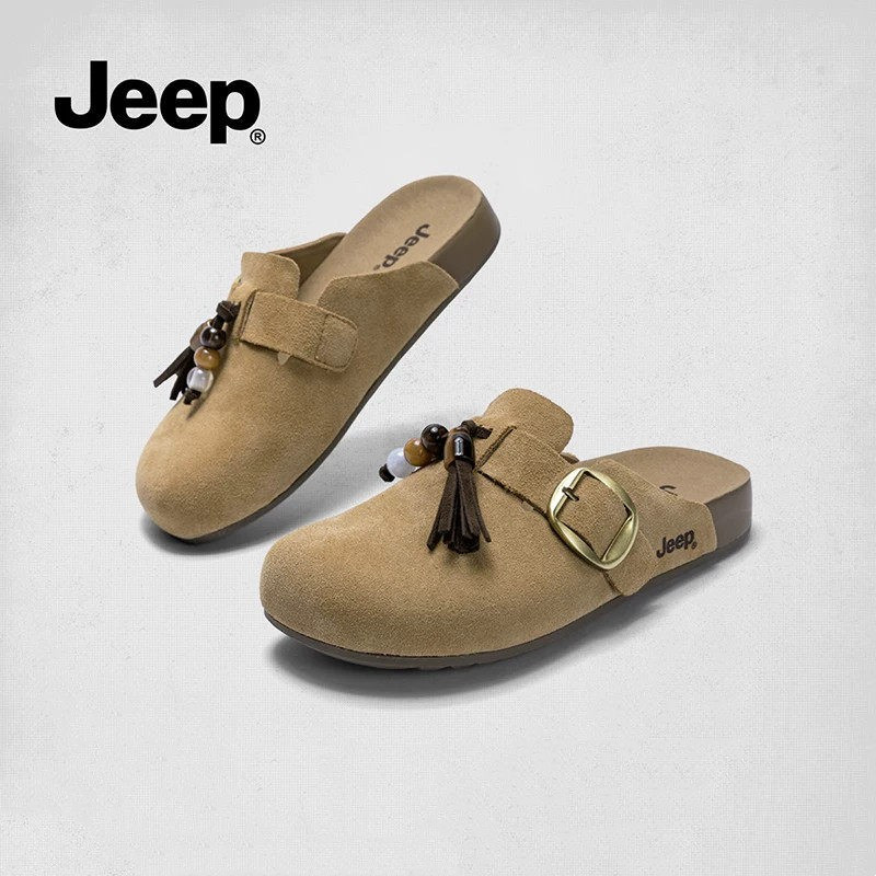 jeep勃肯鞋半拖女夏外穿2