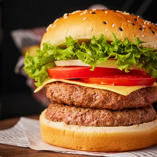 调味牛肉饼8片 原味牛肉味10片 天萃庭 汉堡饼牛肉饼套餐