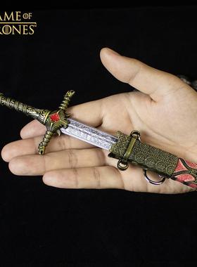 精选权力的游戏周边守誓剑带鞘0厘米金属刀鞘配剑玩具武器模型摆