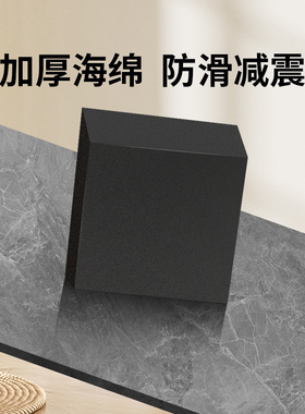 聚酯纤维eca黑色方块摄影摆件底座蛋糕甜点摆台音响首饰手办摆件