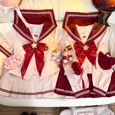 【小樱桃桃】城南诗中意原创正统春天水手服jk制服学院风甜美刺绣