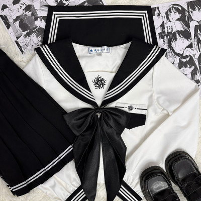 【岁樱】城南诗中意原创jk制服套装正版日系水手服学院风百褶短裙