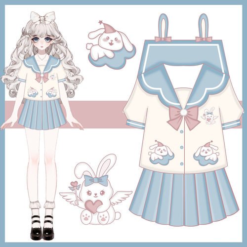 套装长短袖幼稚园水手服