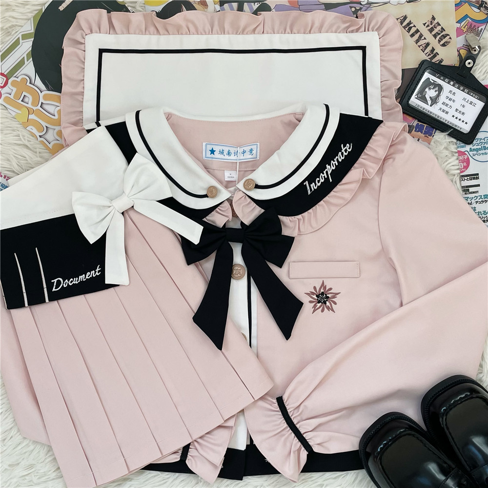 小香风学院风两件套装