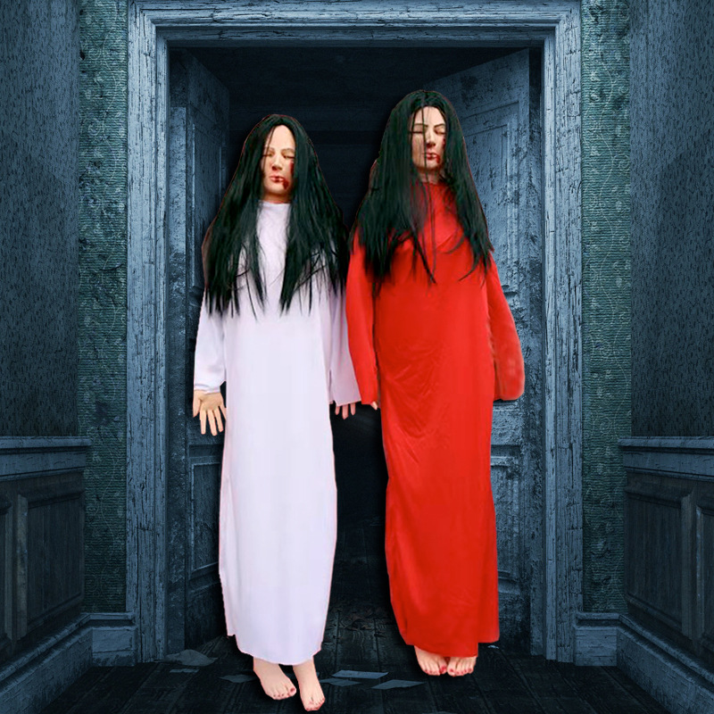 鬼屋剧本杀探案馆男女尸体密室逃脱恐怖万圣节假人道具装饰品吊鬼