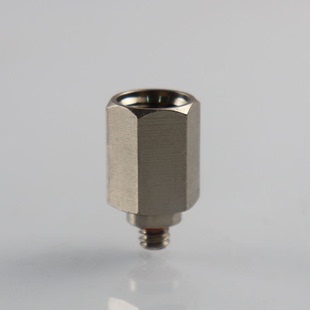 G1/8内丝转3/16unc外丝补芯红宝石喷嘴专用转接头10-24unc