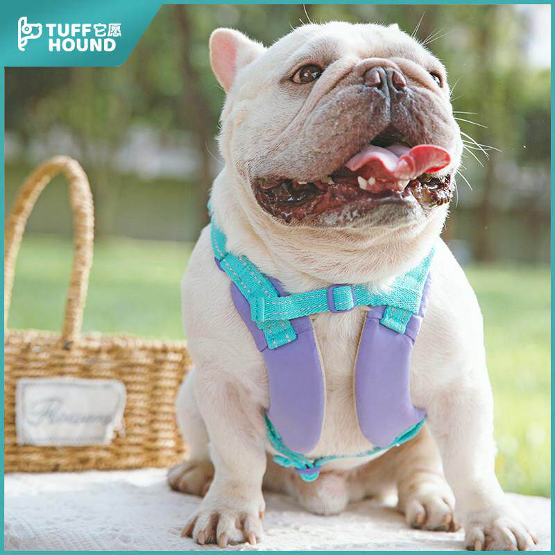 Tuffhound狗狗背心式胸背带牵引绳法斗柴犬西高地中小型狗绳狗链