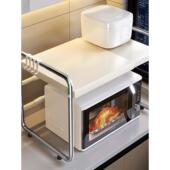 厨房置物架台面多功能微波炉烤箱收纳架家用微波炉置物架