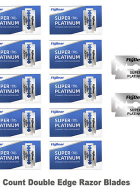 100Count Double Edge Razor Blades FlyDear Replacement Razors