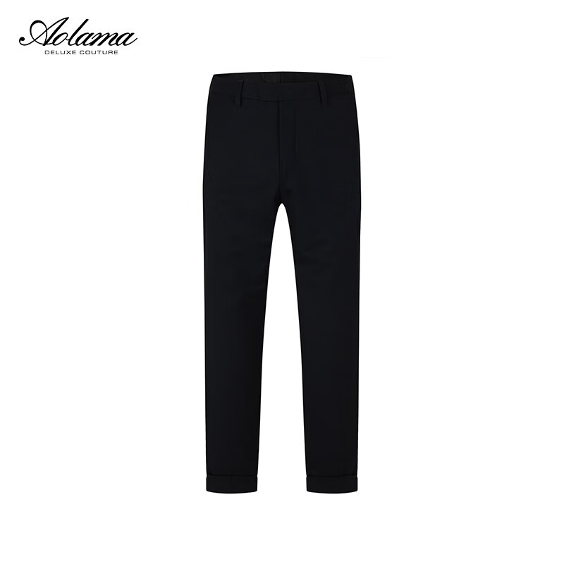 奥拉玛Aolama轻奢男装西裤秋新款时尚经典商务休闲男士西装裤子