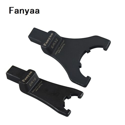 14*18台湾Fanyaa扭力扳手ER扳手头可换头Y型方头轴承紧固夹持扳手